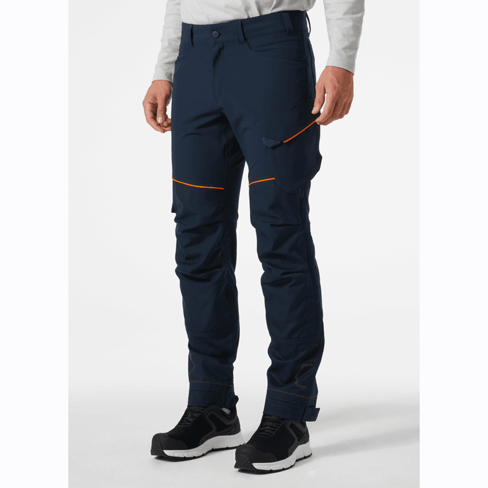 Helly Hansen 77552 Chelsea Evolution BRZ 4-Way Stretch Work Pants NAVY / D96 - 35" Waist - 30" Leg