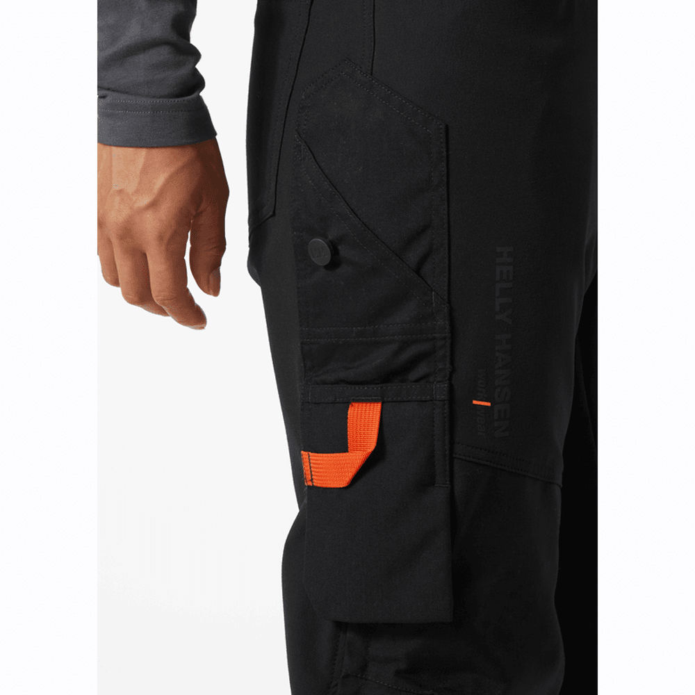Helly Hansen 77592 Luna BRZ 4-Way Stretch Construction Pant Trousers Black, Waist 32" Leg 32"