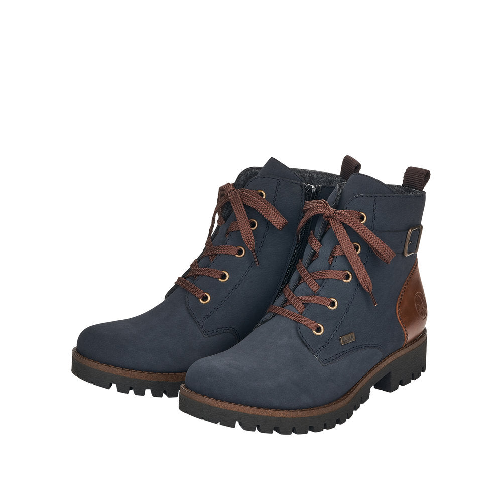 Rieker 78502-14 Womens Boots Blue