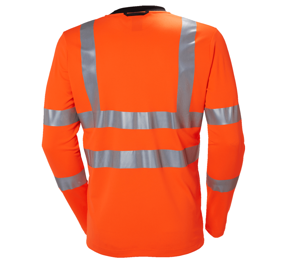 Helly Hansen 79093 Addvis Long Sleeve Stretch Hi-Vis T-Shirt Top