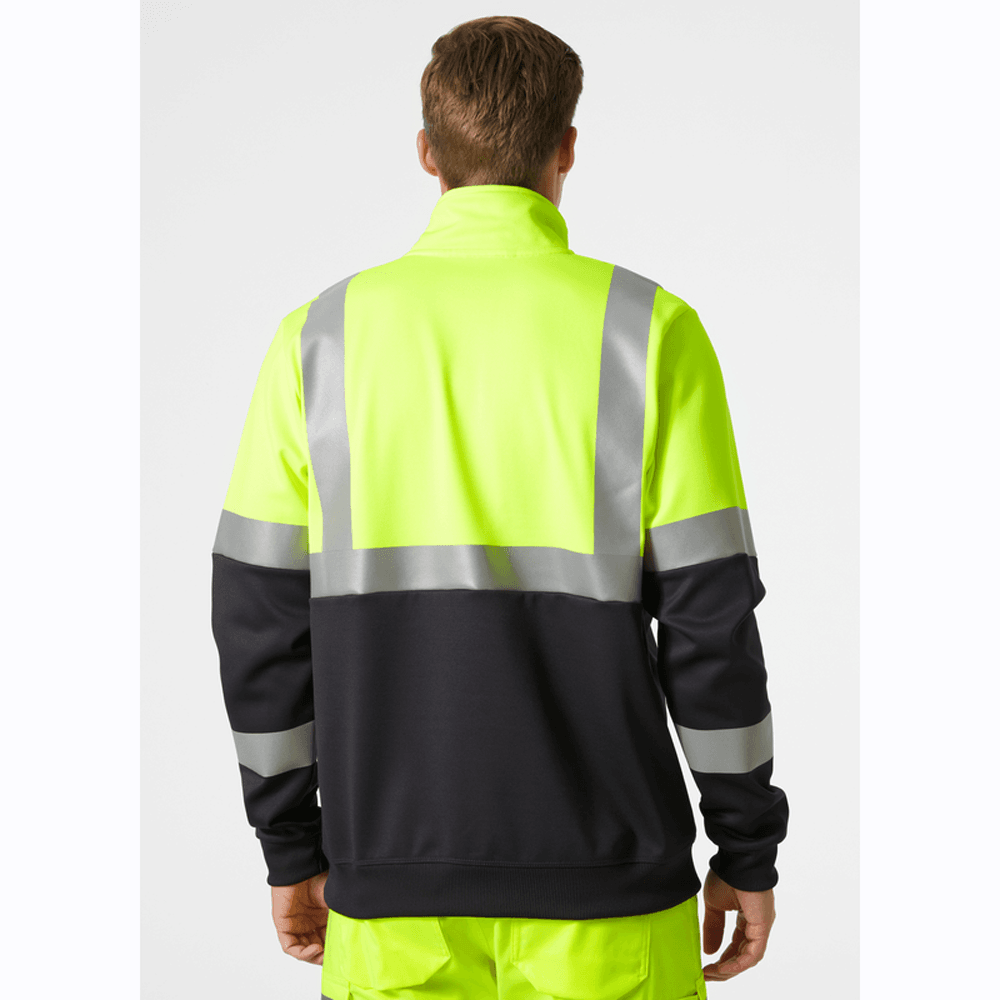 Helly Hansen 79257 Addvis Half Zip Two Tone Hi-Vis Sweatshirt Class 1
