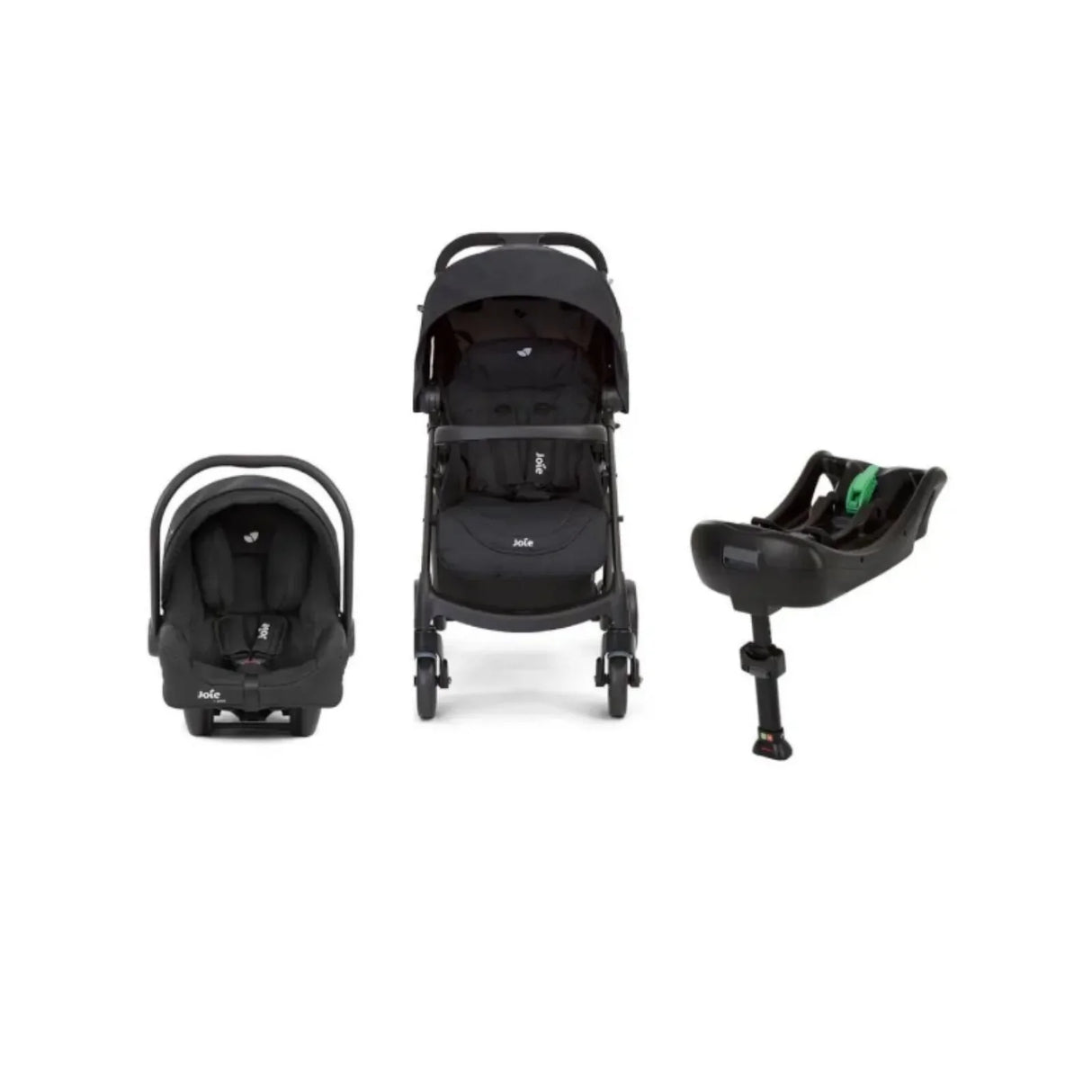 Joie i-Muze LX 3-in-1 4 Wheel Travel System - Shale