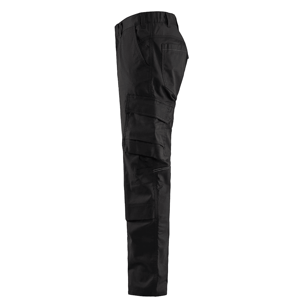 Blaklader 1448 Industry Stretch Kneepad Trousers Black