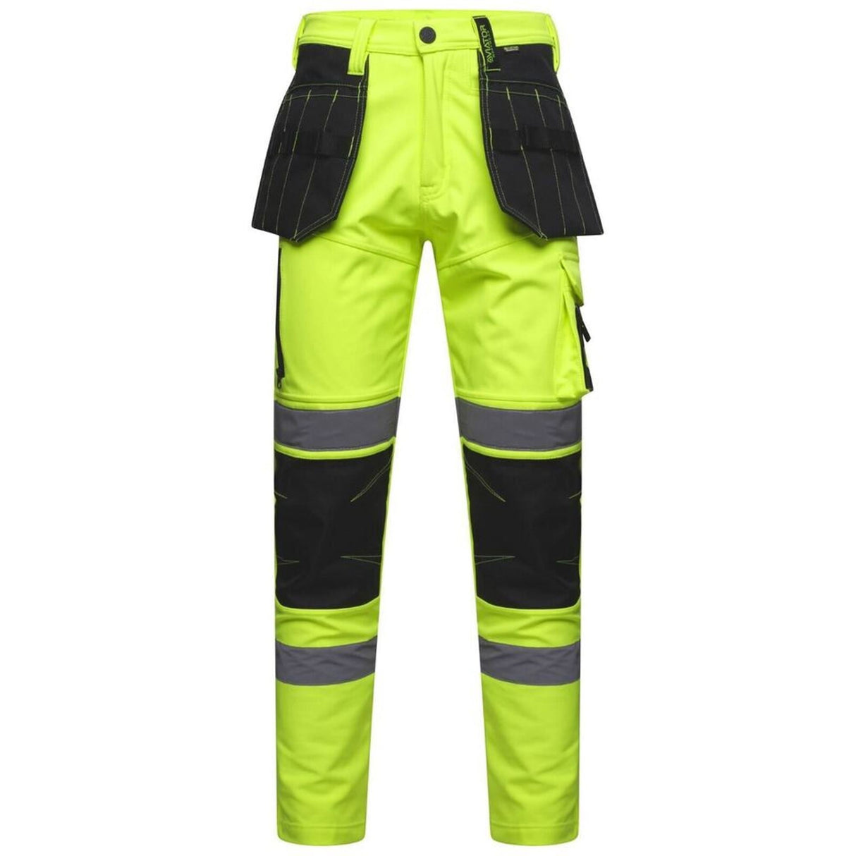 Men's Hi Vis Softshell Cargo Trousers - AV059