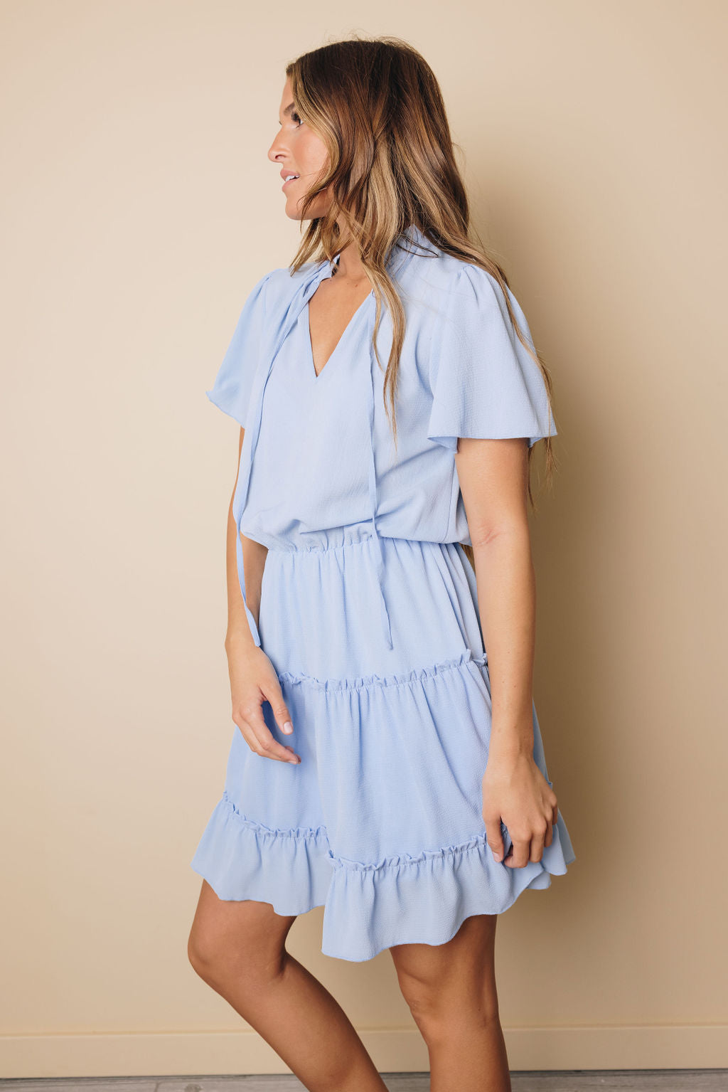 Manny Ruffled Mini Dress