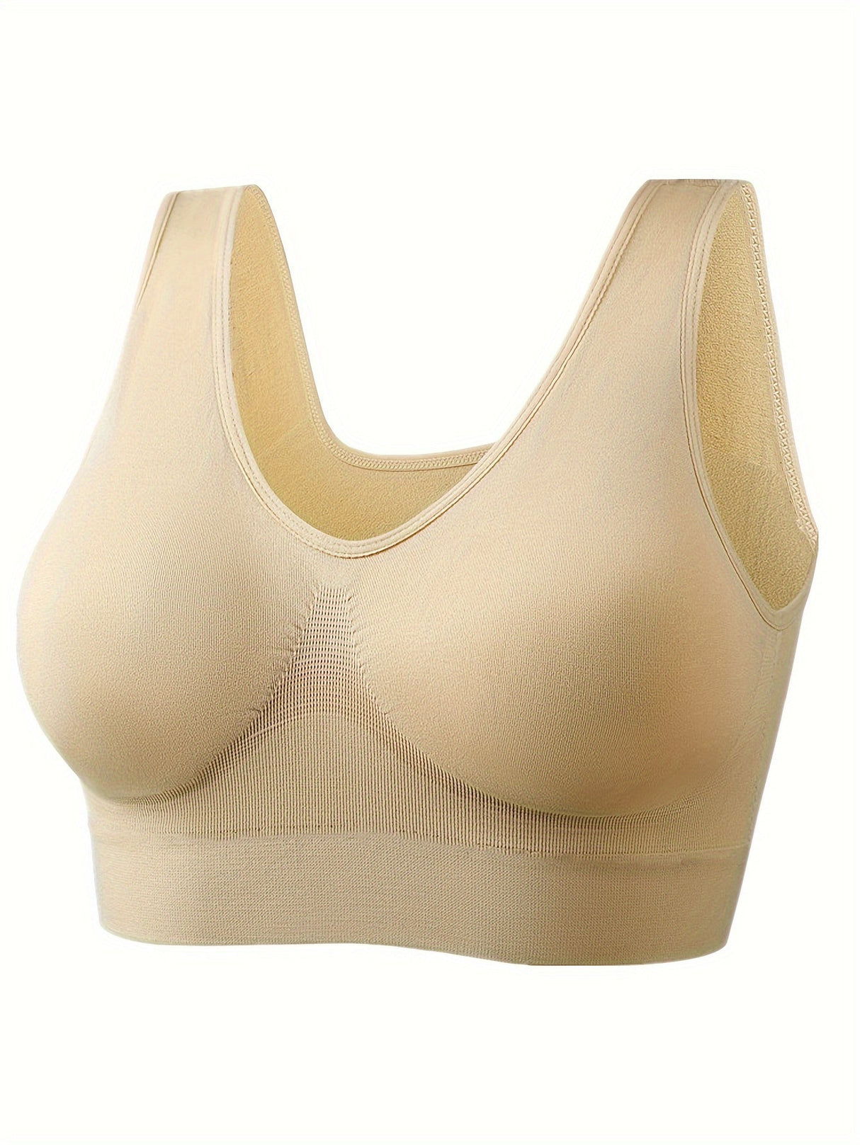 6pcs Women's Wire-Free Sports Bras - Breathable Medium Support No Padding Seamless Backless Design for Yoga Running