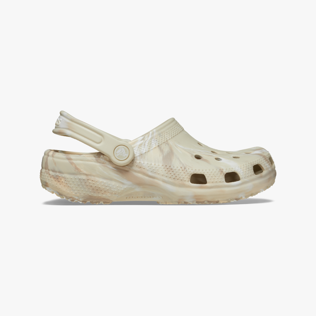 Crocs 206867-2Y3 CLASSIC MARBLED Womens Clogs Bone/Multi