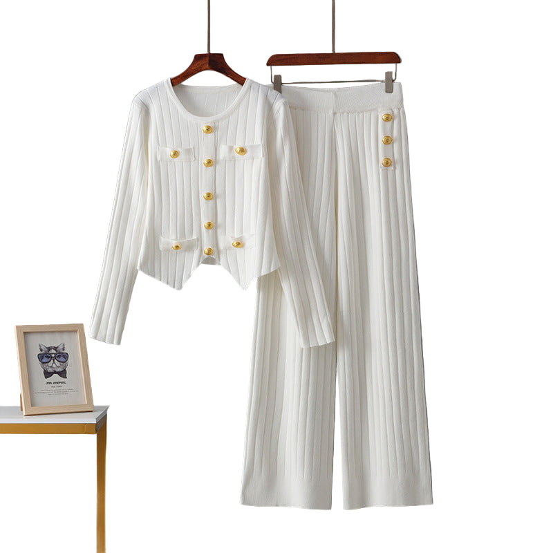 Women’s Classic Woolen Suit – Fashionable Slim Fit, Elegant All-Match Design