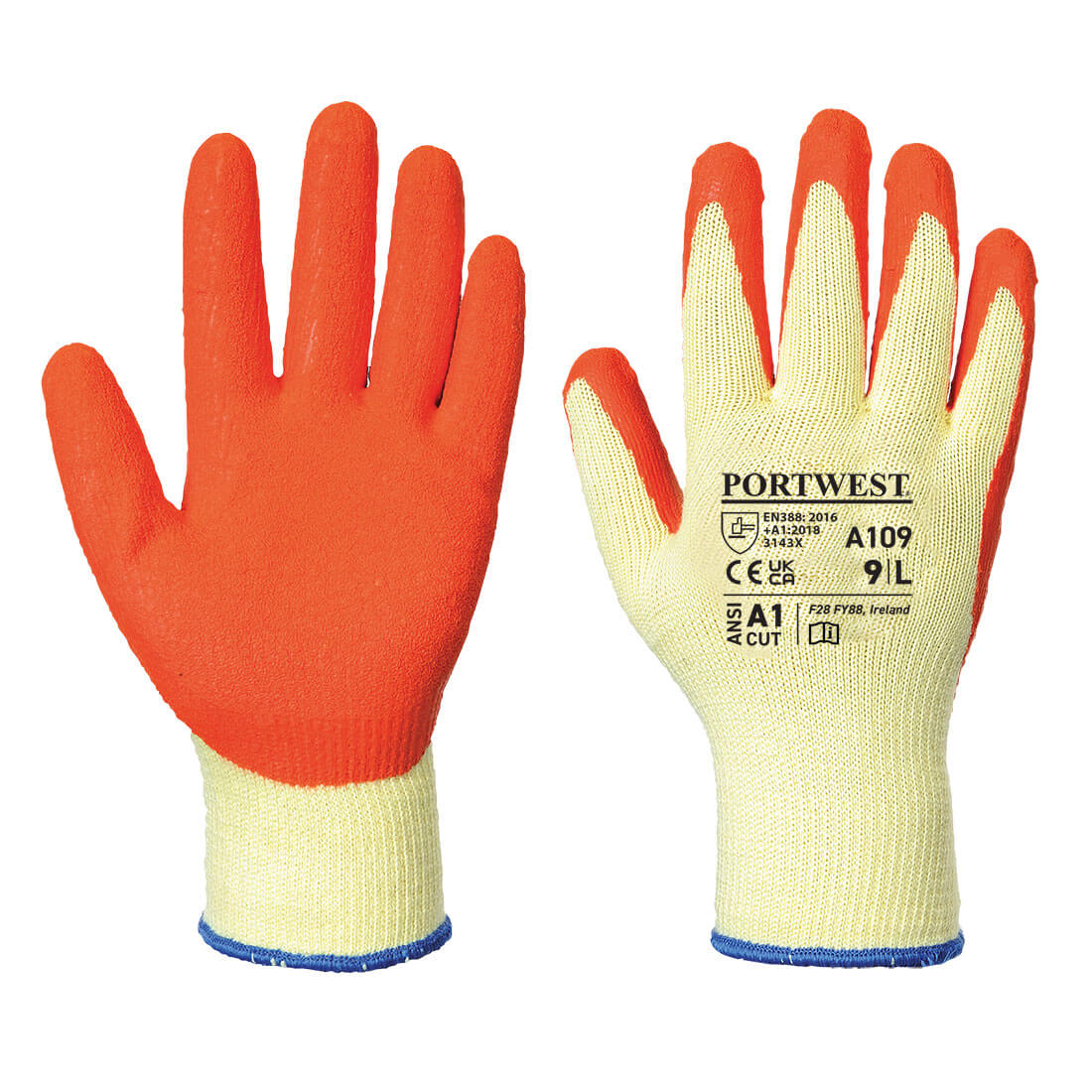 Portwest Grip 10 Latex Crinkle Retail Glove