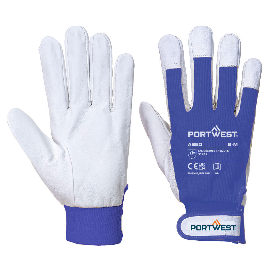 Portwest Leather 110 Grain Palm Mechanical Glove