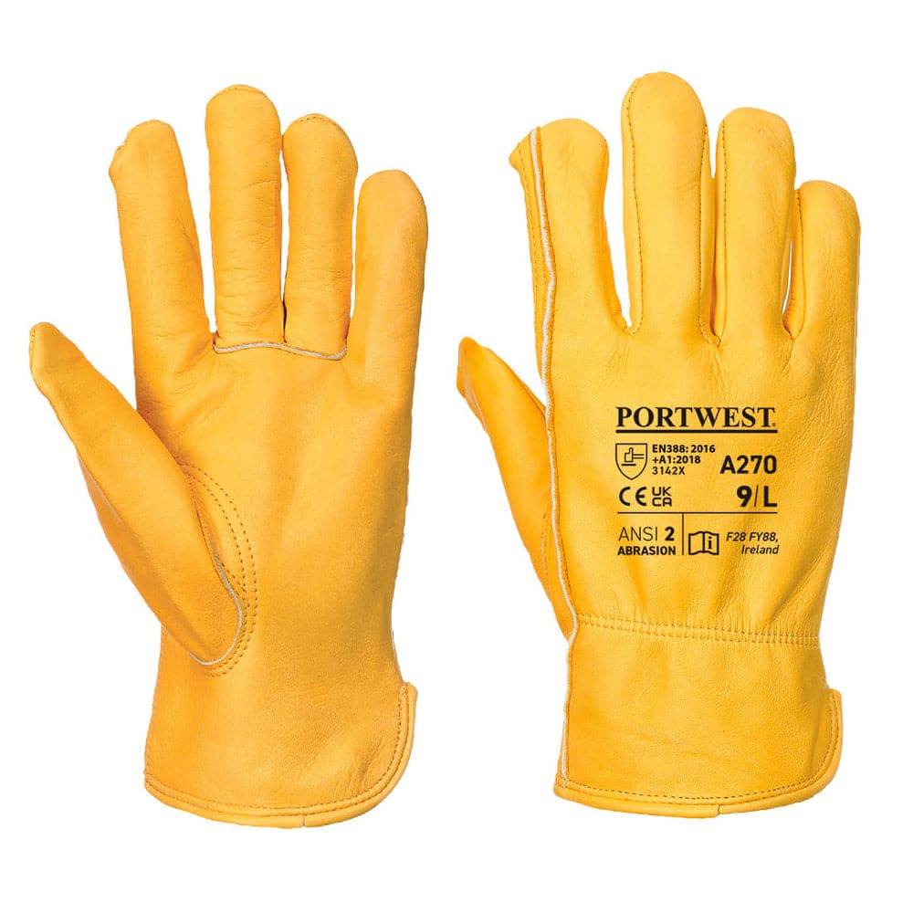 Portwest A270 Classic Leather Driver Glove