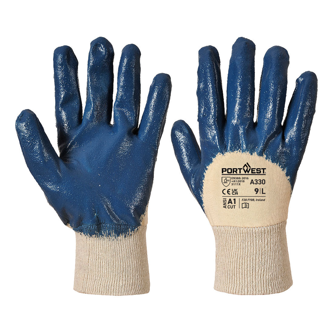 Portwest Grip 12 Nitrile Light Knitwrist Glove