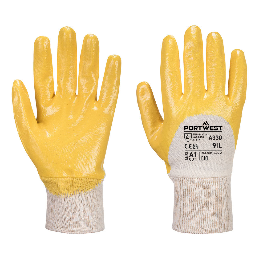 Portwest Grip 12 Nitrile Light Knitwrist Glove
