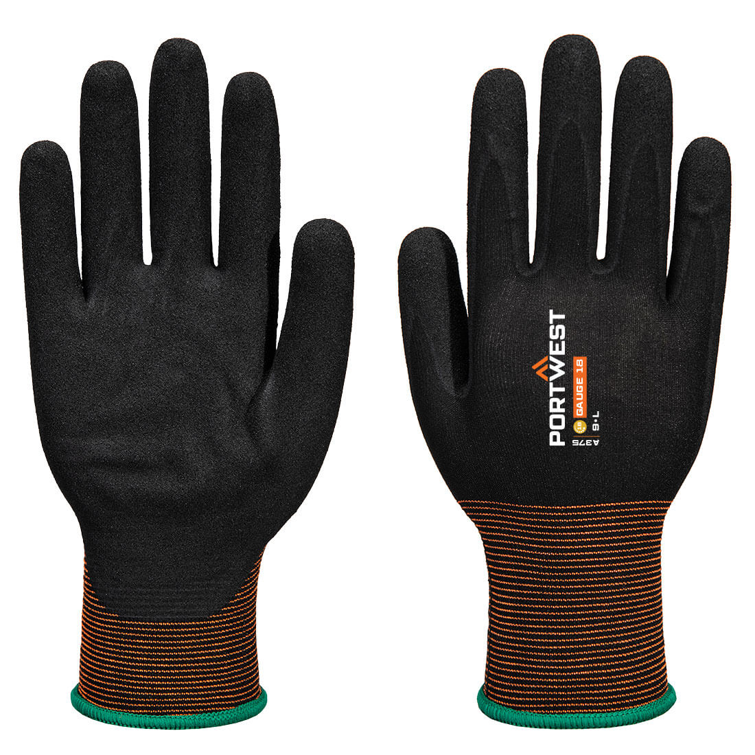 Portwest GP Grip 18 Nitrile Smooth/Sandy Glove