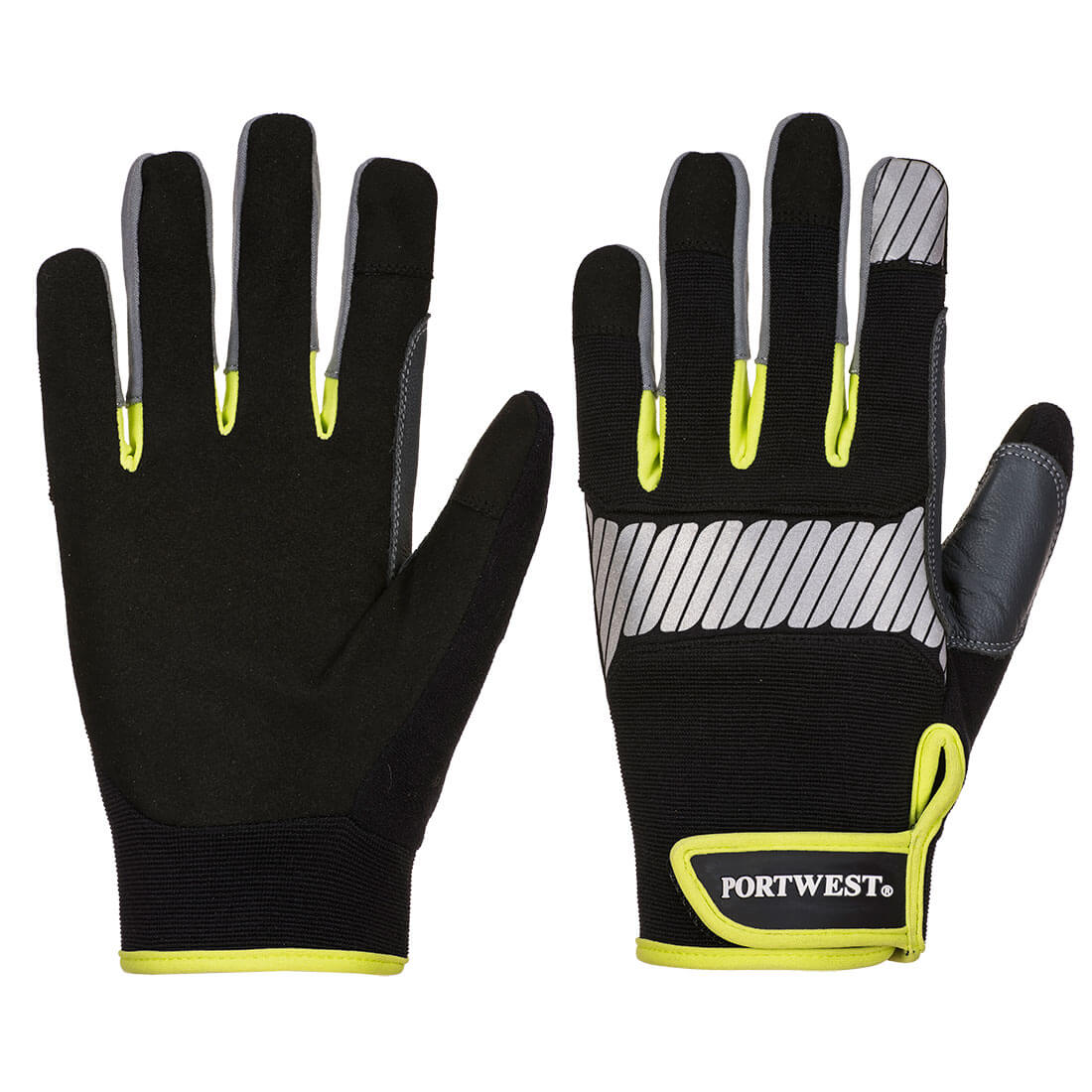 Portwest PW3 Mechanic 80 Reflective Utility Glove