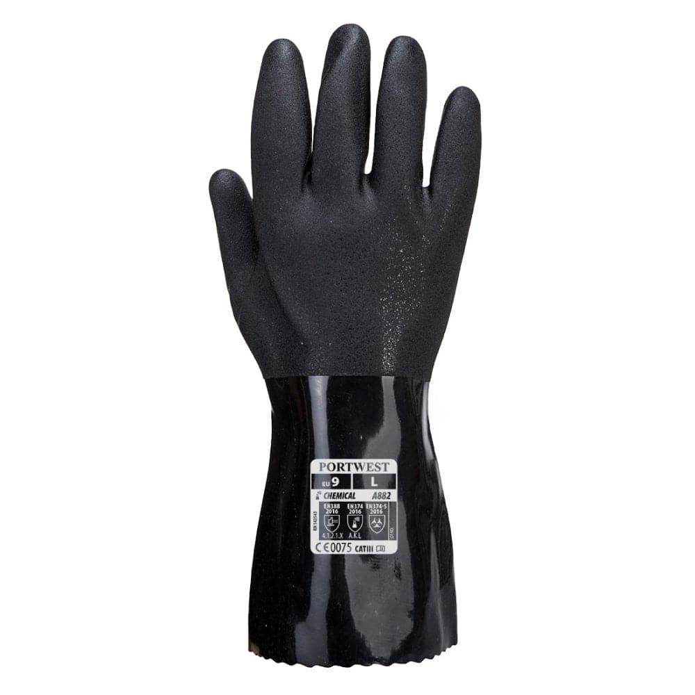 Portwest A882 ESD PVC Chemical Gauntlet Gloves
