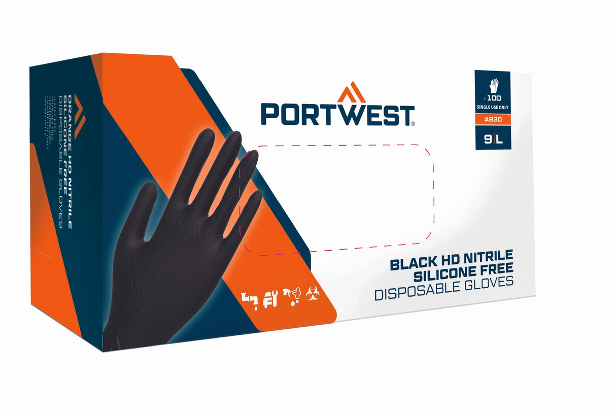 Portwest Disp 7 mil Disposable Glove (Pk100)