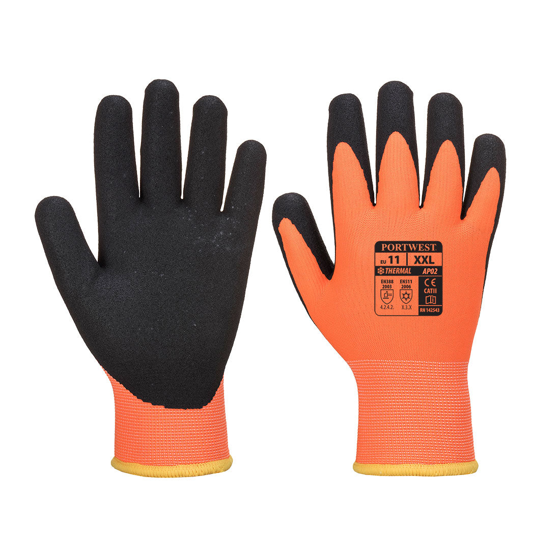 Portwest Cold 10 Nitrile Sandy Liquid Repellent Glove