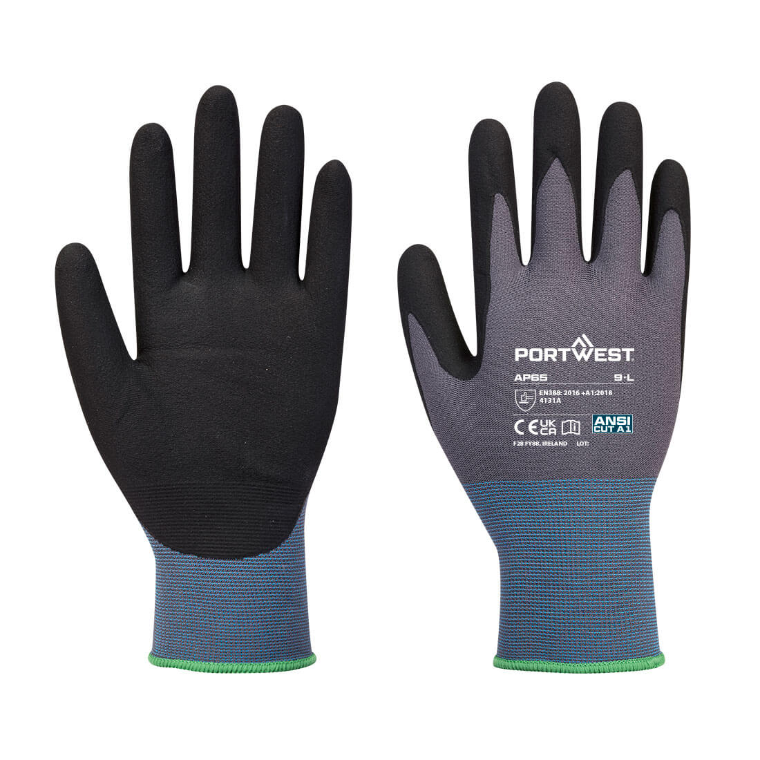 Portwest Grip 15 Nitrile Foam Texpel Glove