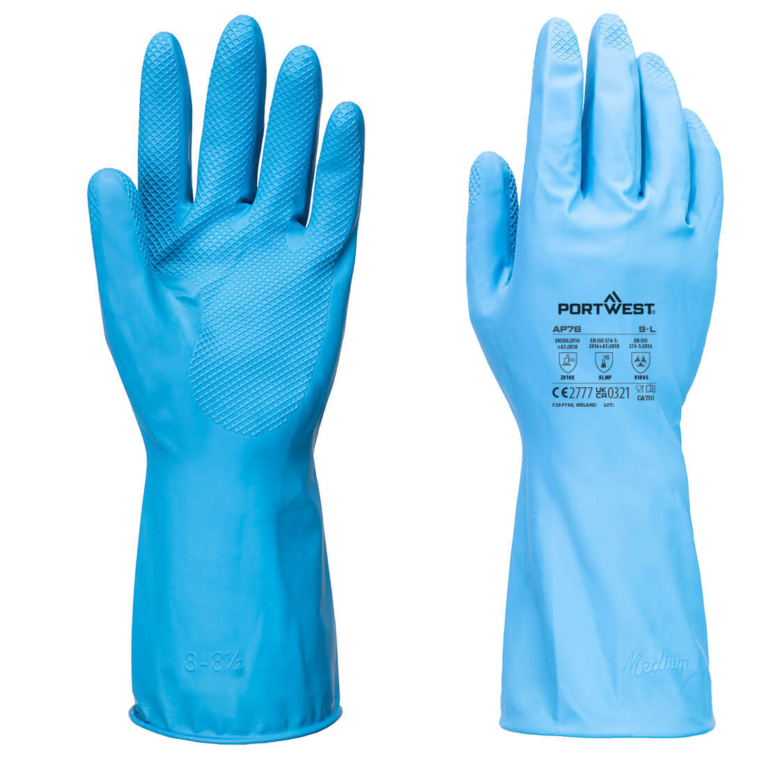 Portwest FD Chemical B Latex Light Gauntlet