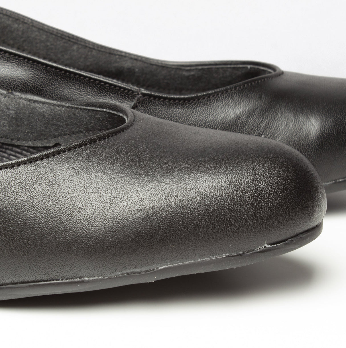 Amblers Safety FS96 Womens Leather Safety Court Shoes Black