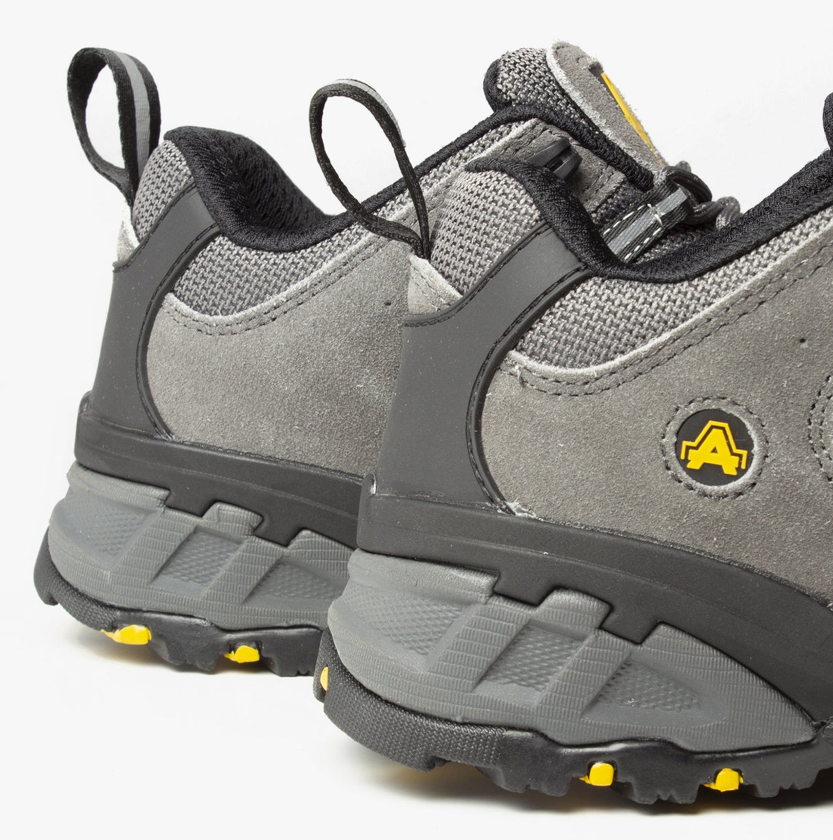 Amblers Safety FS188N Mens Leather Safety Trainers Grey