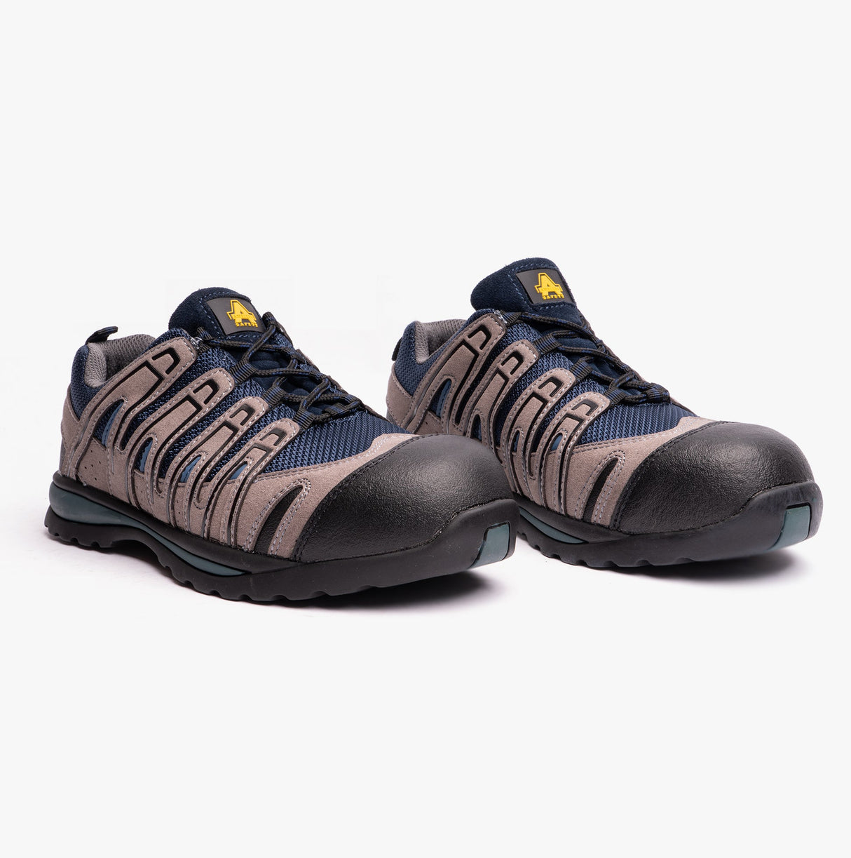 Amblers Safety FS34C Mens Safety Trainers Blue/Grey