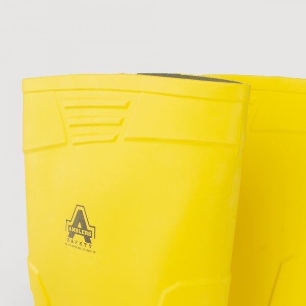 Amblers Safety AS1007 Unisex Safety Wellington Boots Yellow