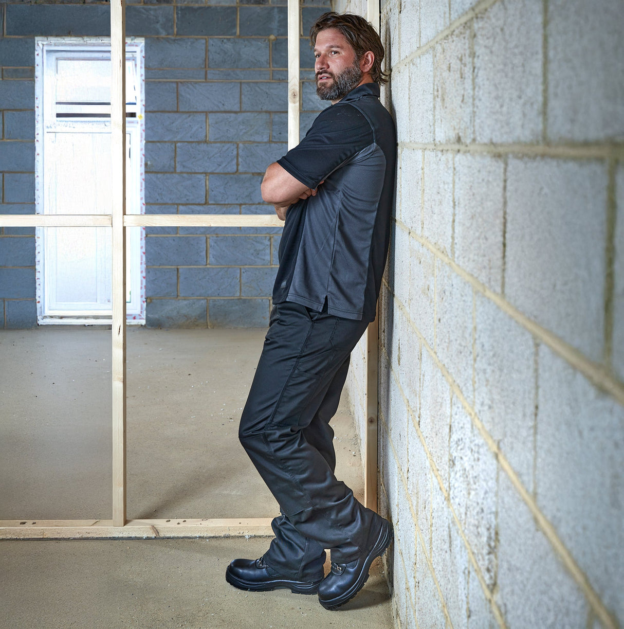 Apache APIND Mens Workwear Trousers Black