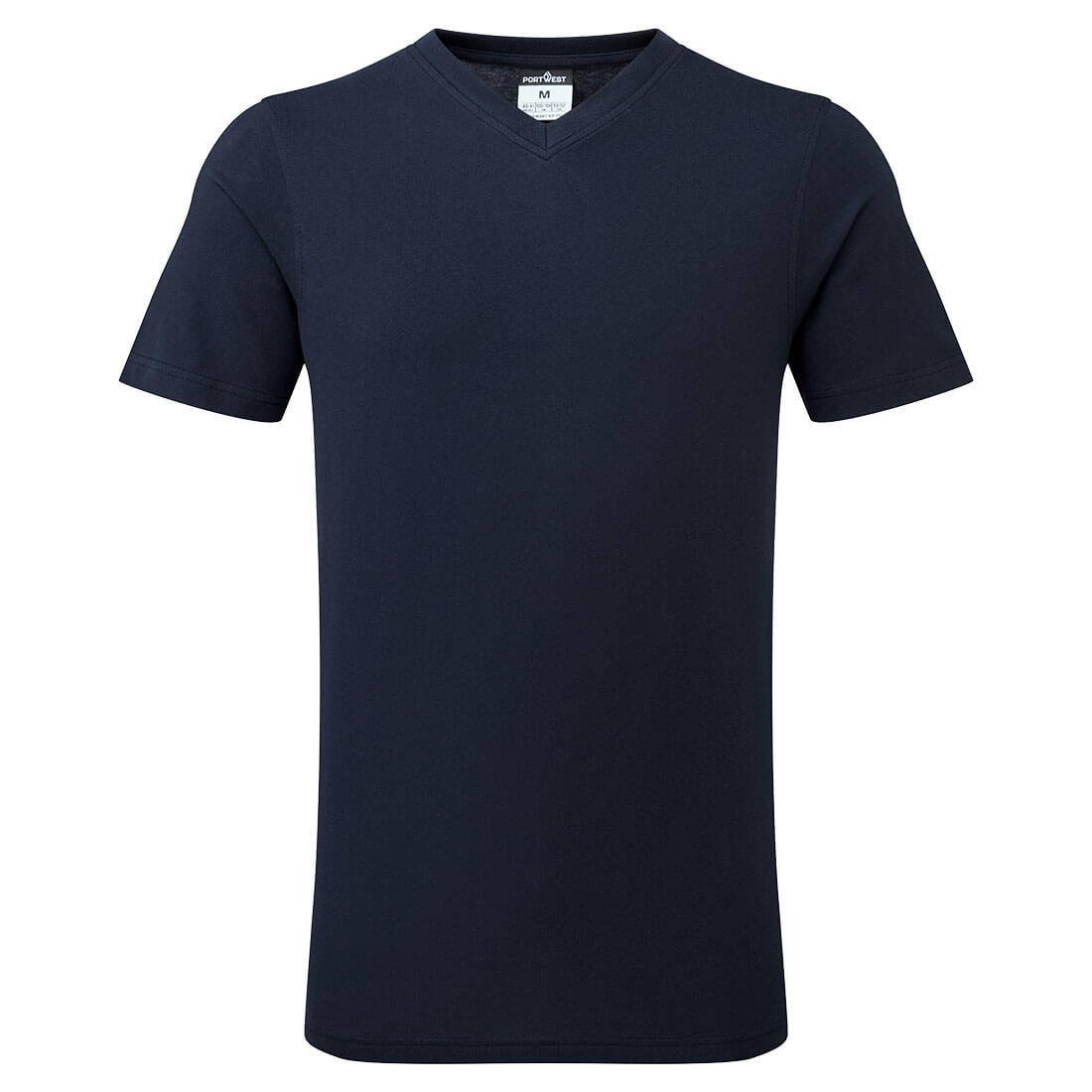 Portwest V-Neck Cotton T-Shirt S/S
