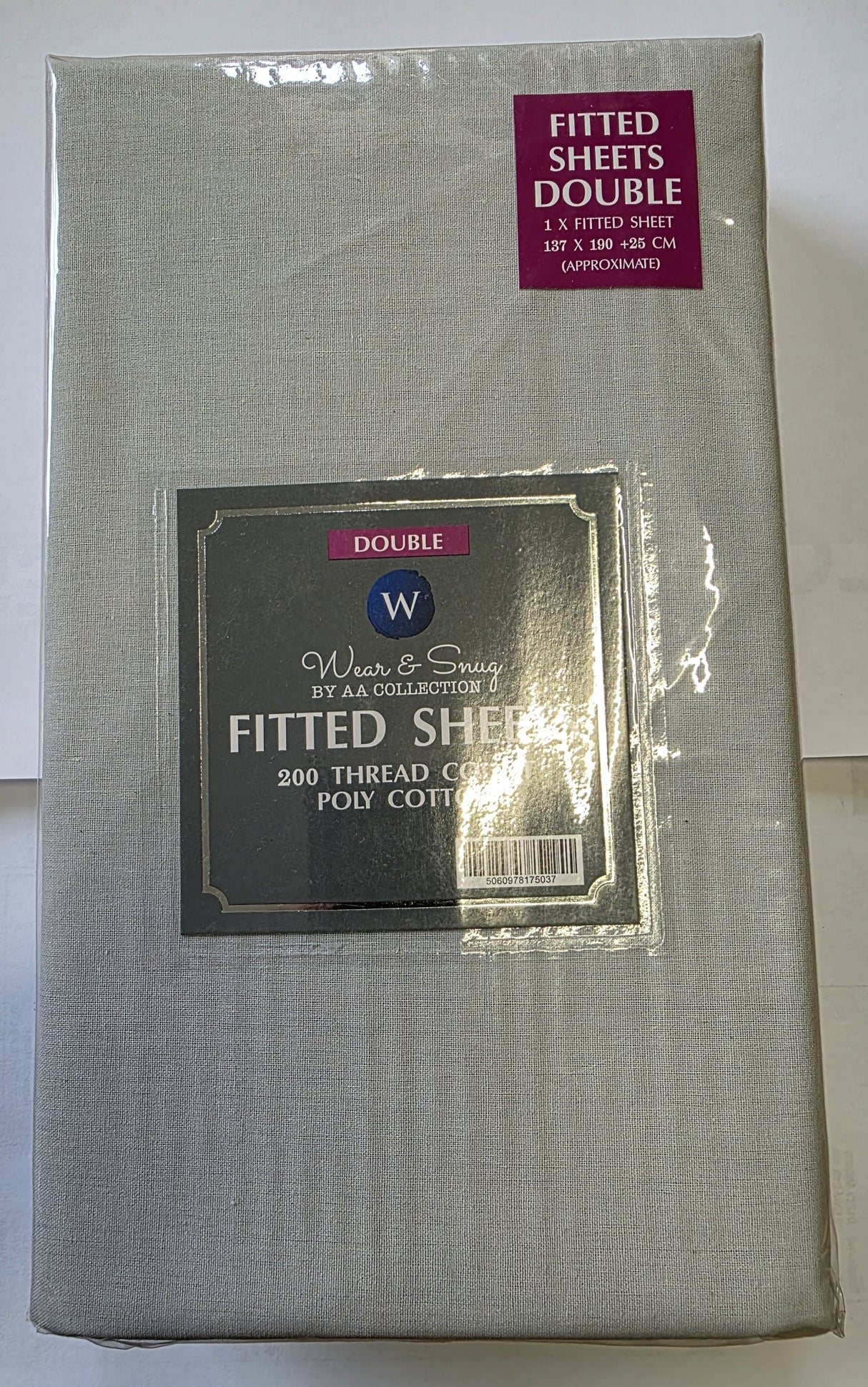 BED207 DOUBLE FITTED SHEET