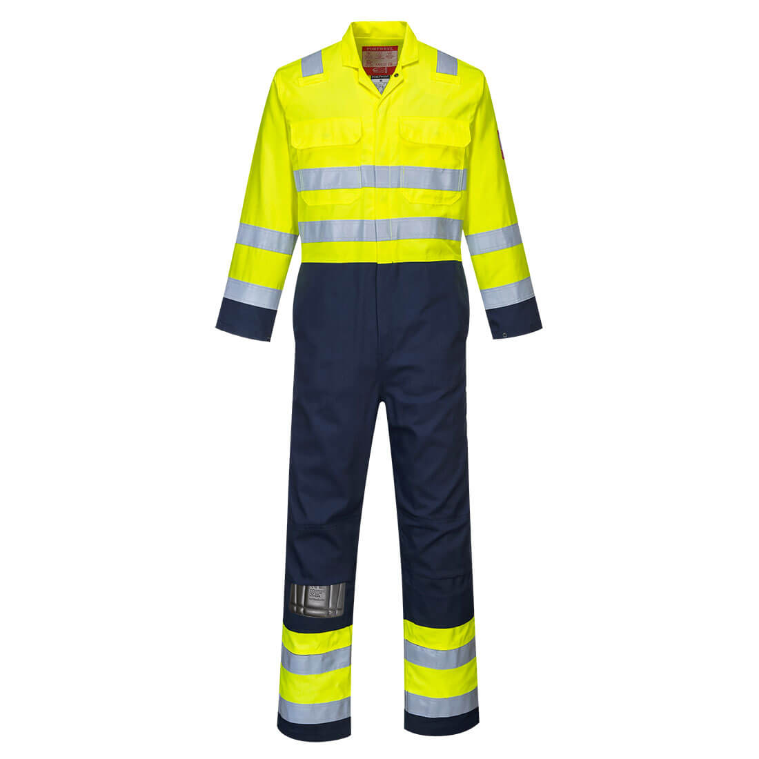 Portwest Bizflame Work Hi-Vis Contrast FR Coverall