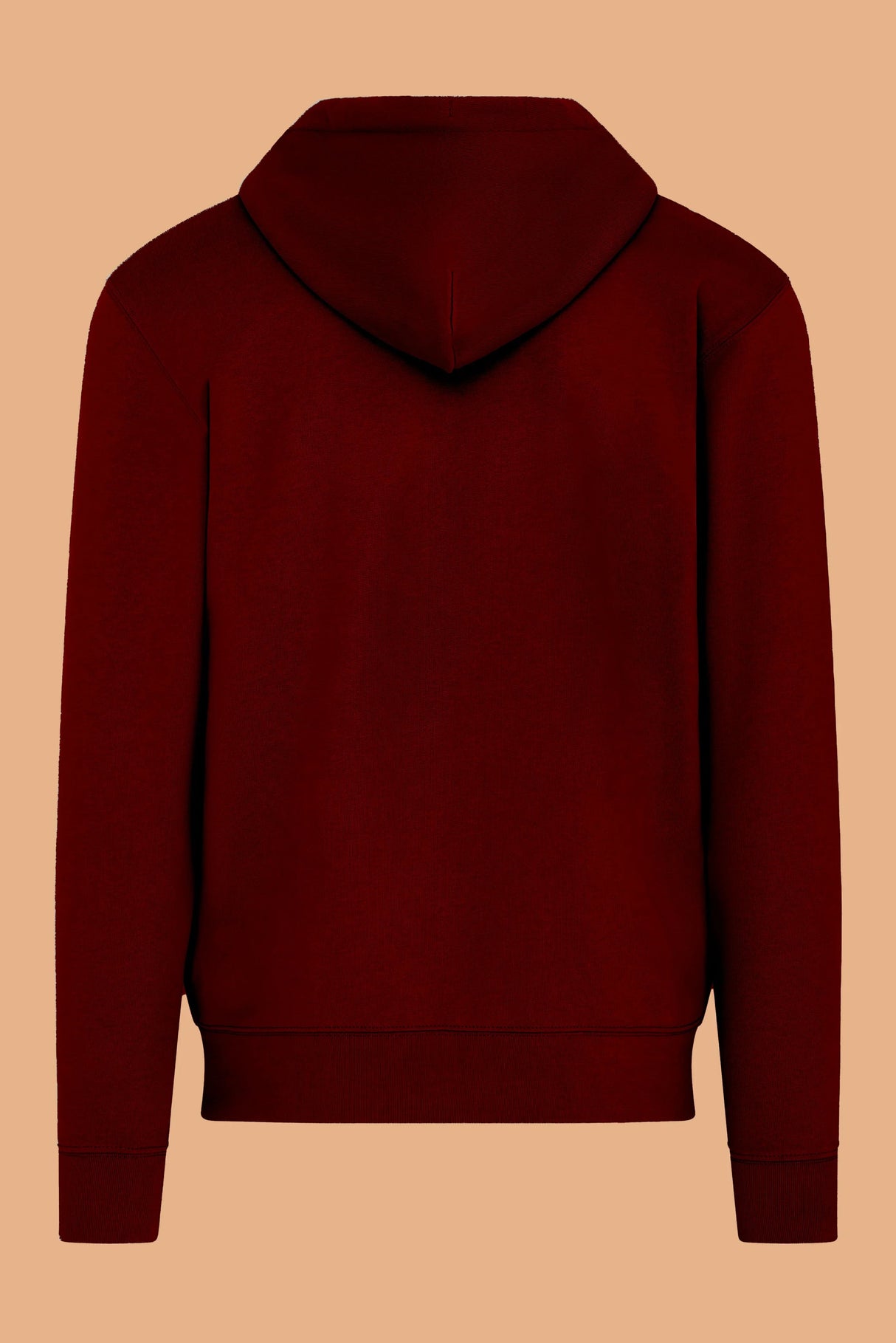 Embroidered P Zip-Up Hoodie