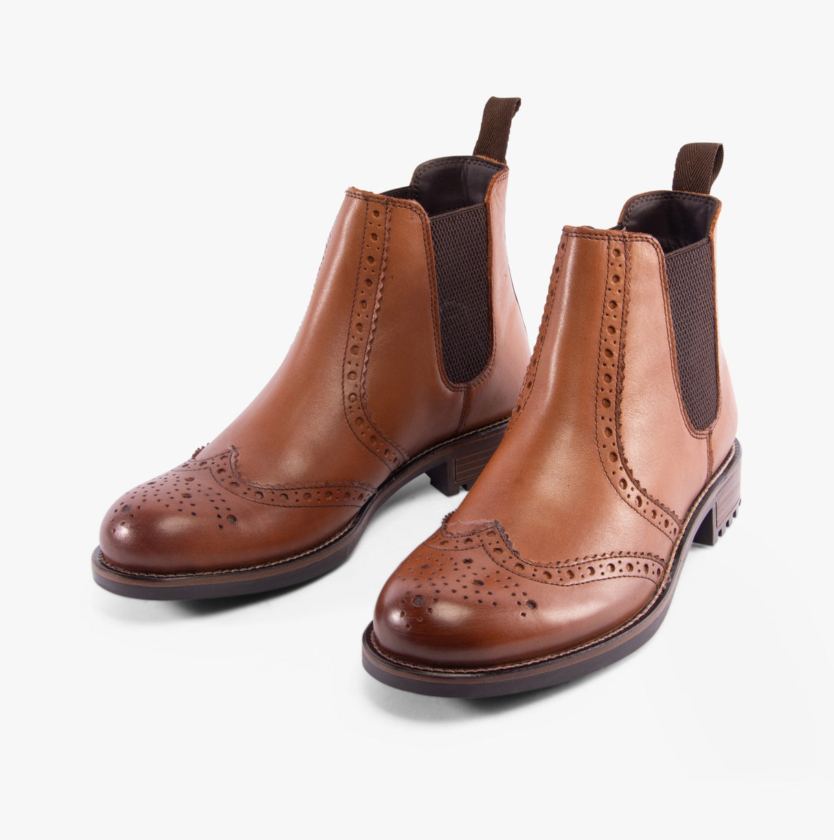 Band Wagon ELGIN Mens Chelsea Boots Tan