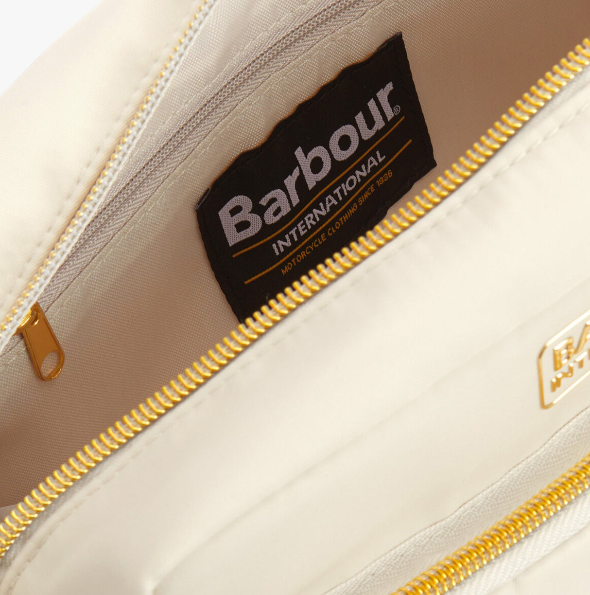 Barbour B.INTL QUALIFY Womens Crossbody Bag Light Pearl