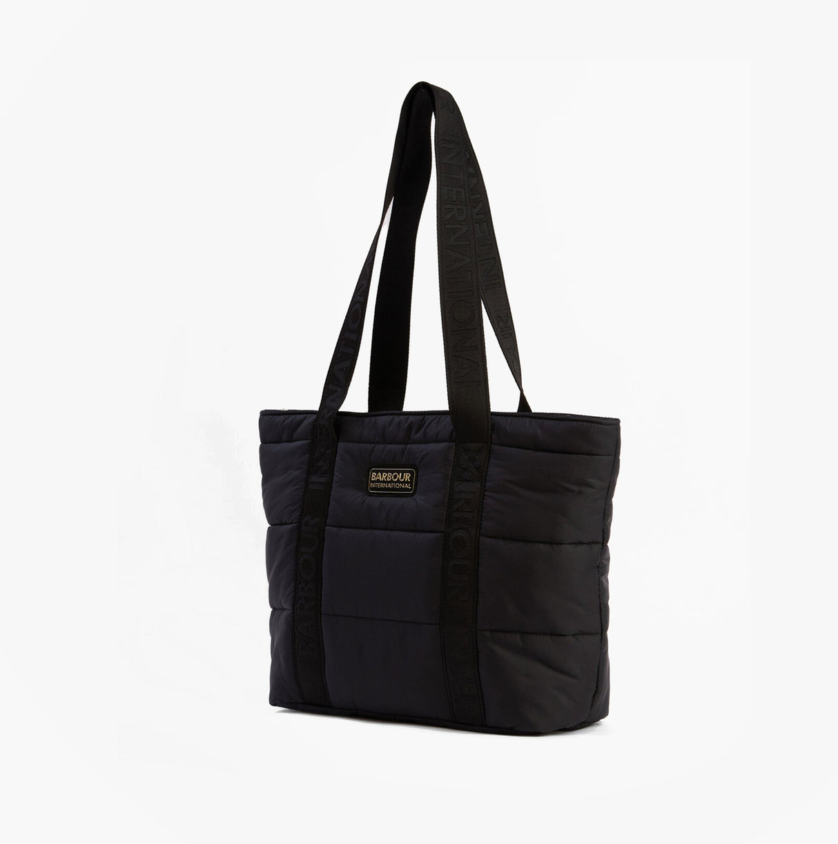 Barbour MONACO QUILT Tote Bag Womens Black