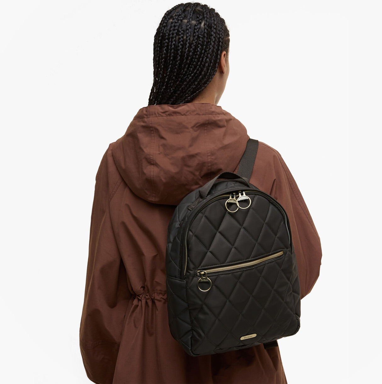 Barbour QUILTED Womens Backpack Olive