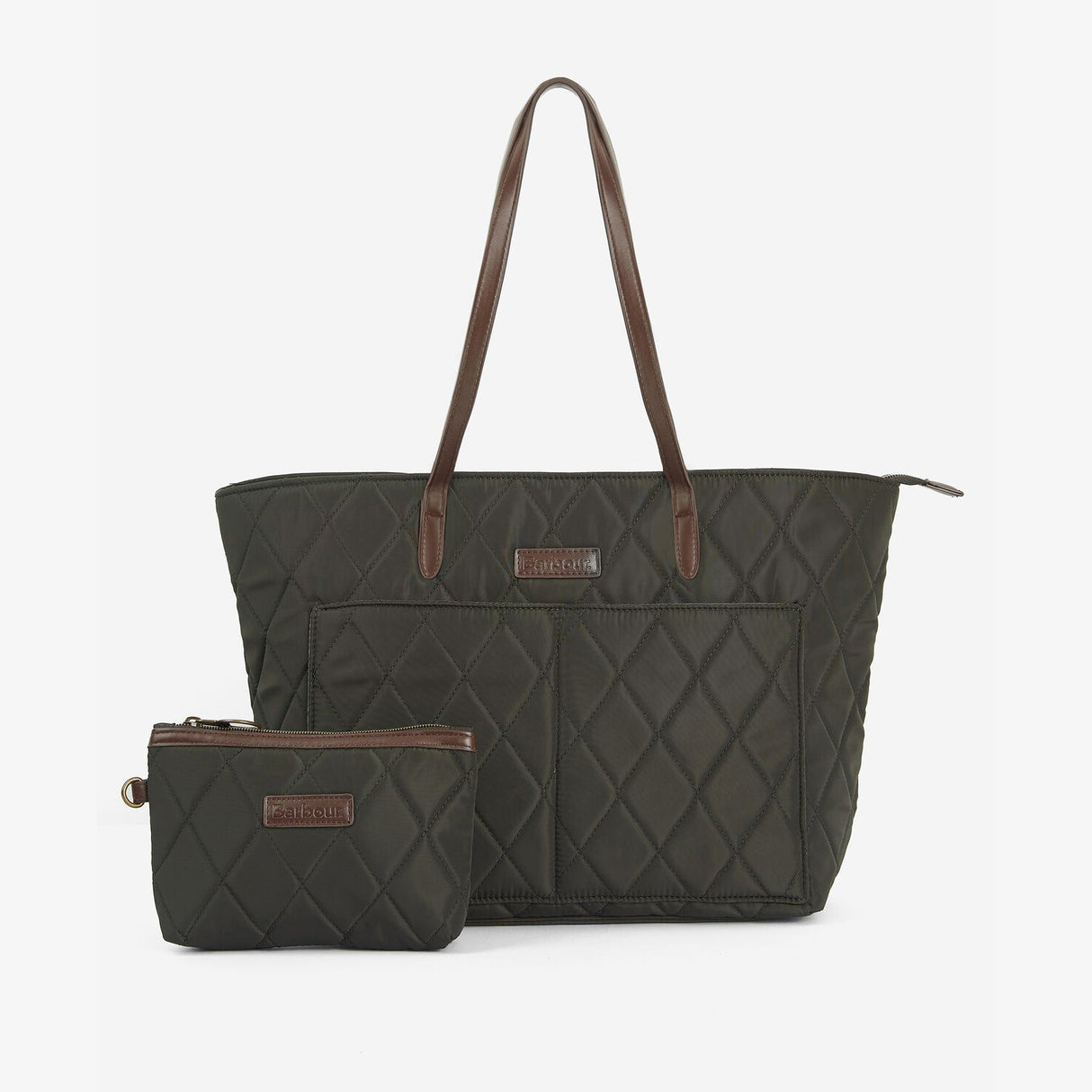 Barbour QUILTED Womens Tote Bag Olive