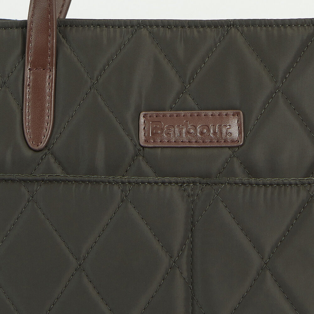 Barbour QUILTED Womens Tote Bag Olive