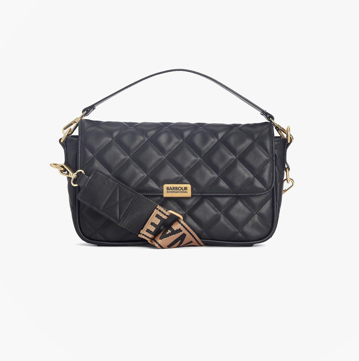 Barbour QUILTED SOHO Womens Crossbody Bag Black