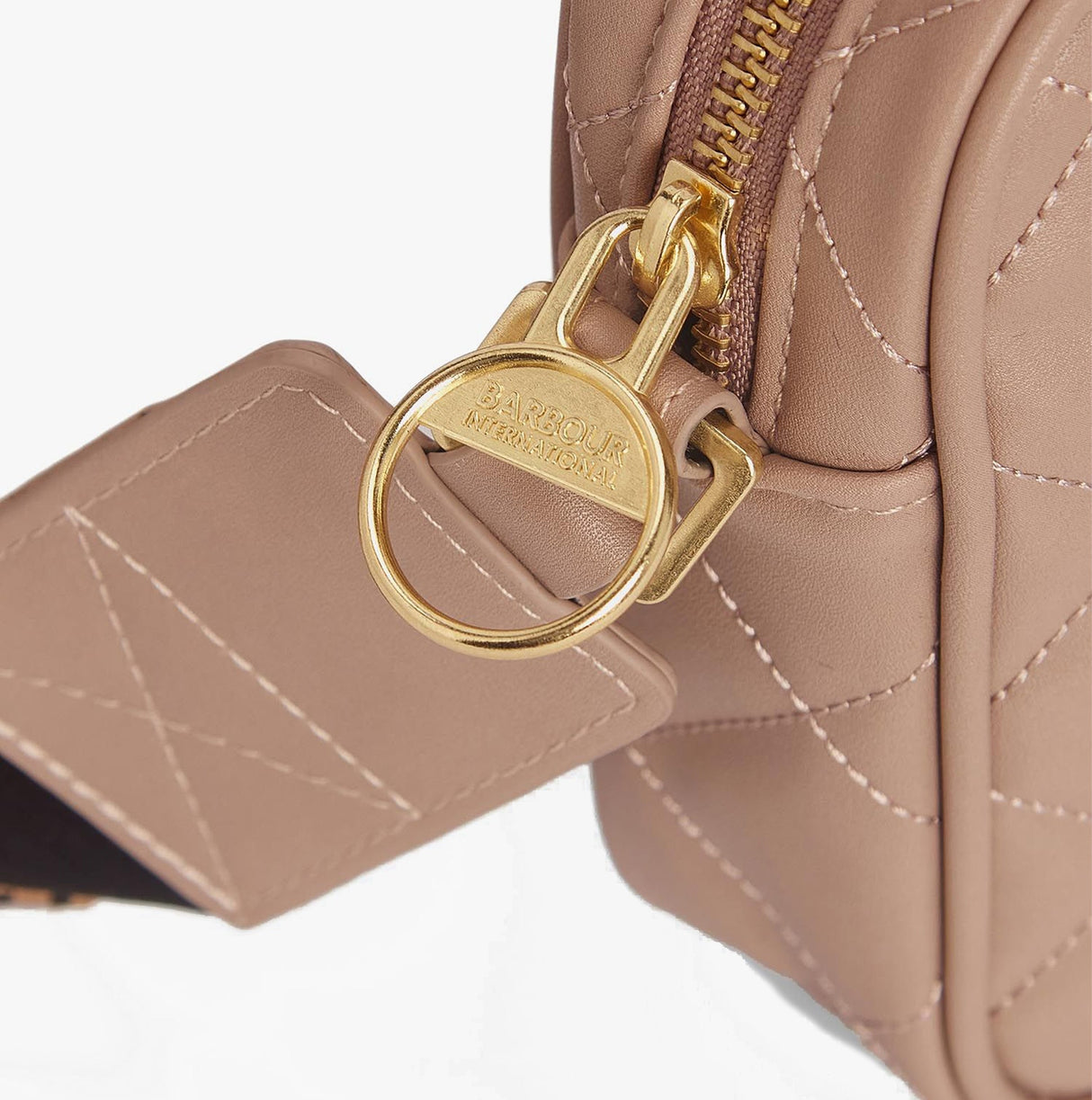 Barbour QUILTED SLOANE Womens Crossbody Bag Camel