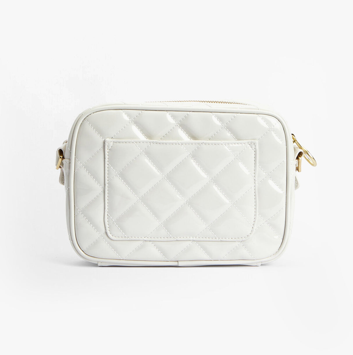 Barbour B.INTL QUILTED SLOANE Womens Crossbody Bag Gloss Silver Birch