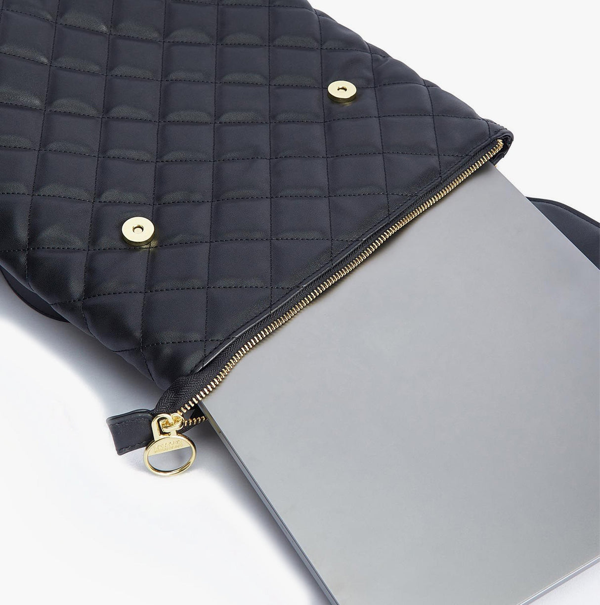 Barbour QUILTED HOXTON Womens Backpack Black