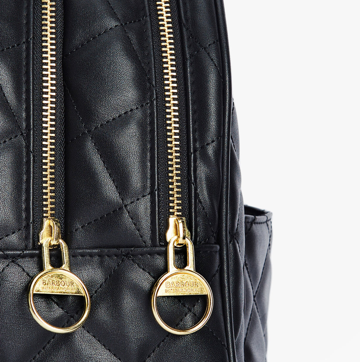 Barbour QUILTED UXBRIDGE Womens Backpack Black