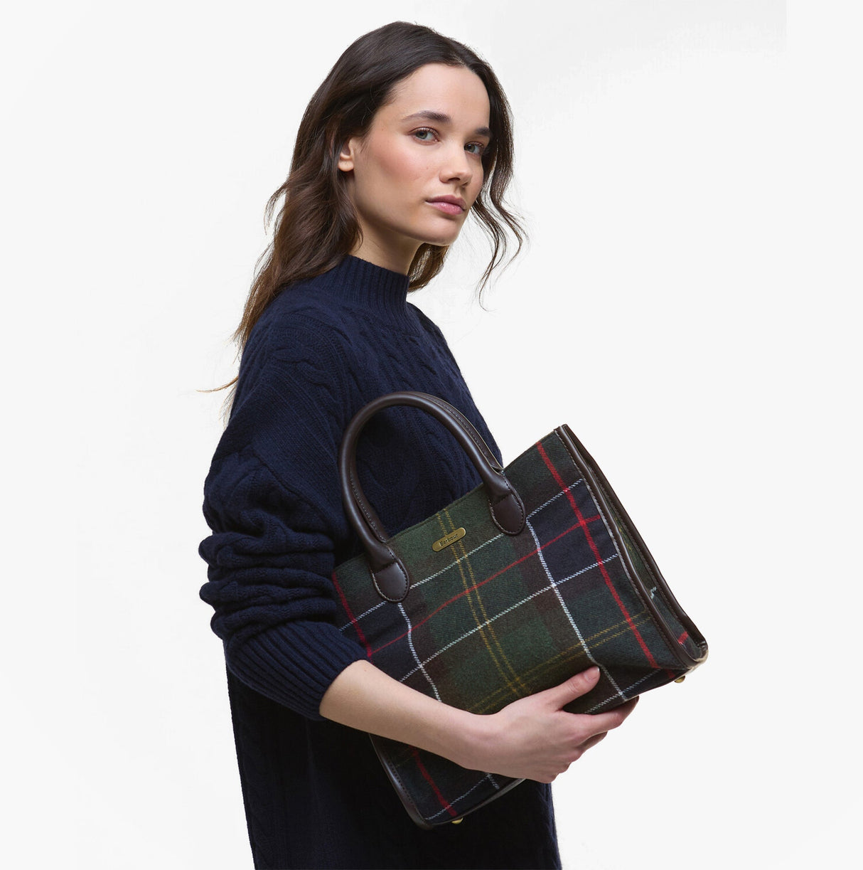 Barbour BARRHILL TARTAN Womens Tote Bag Classic Tartan