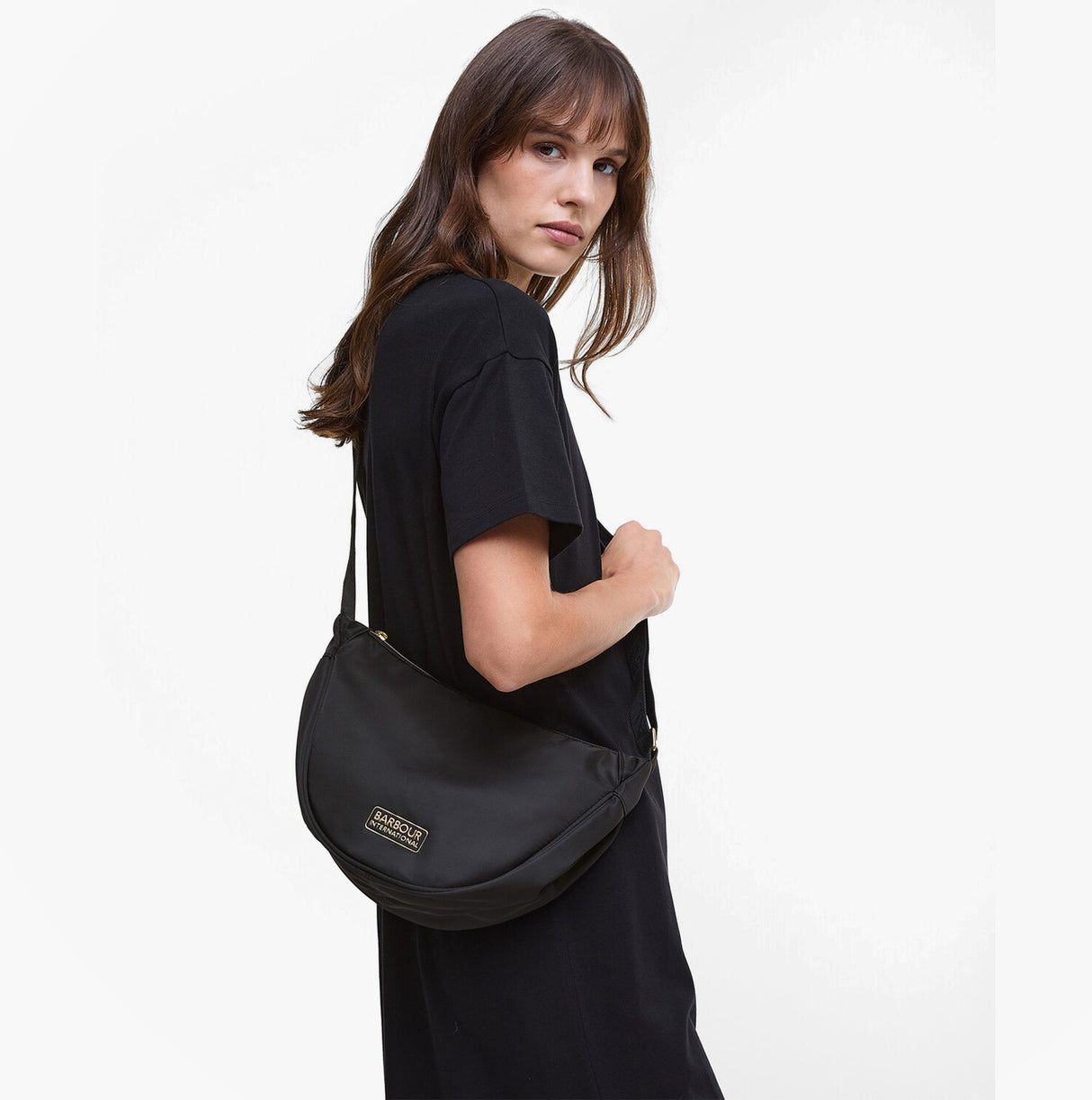 Barbour QUALIFY Womens Sling Bag Black