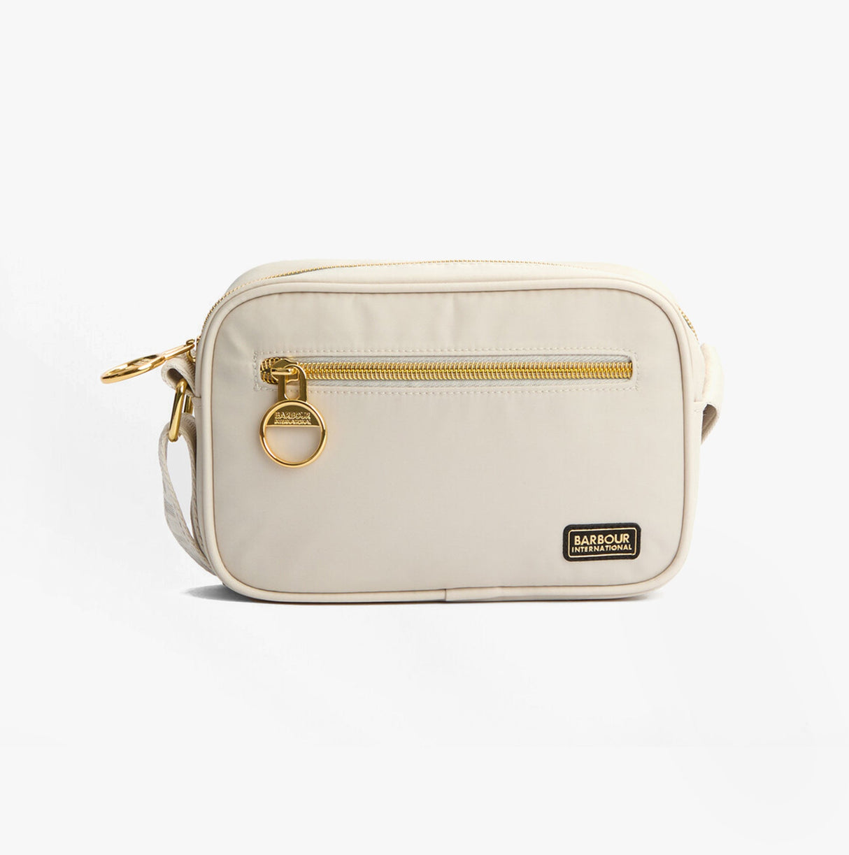 Barbour B.INTL MICRO QUALIFY Womens Crossbody Bag Light Pearl