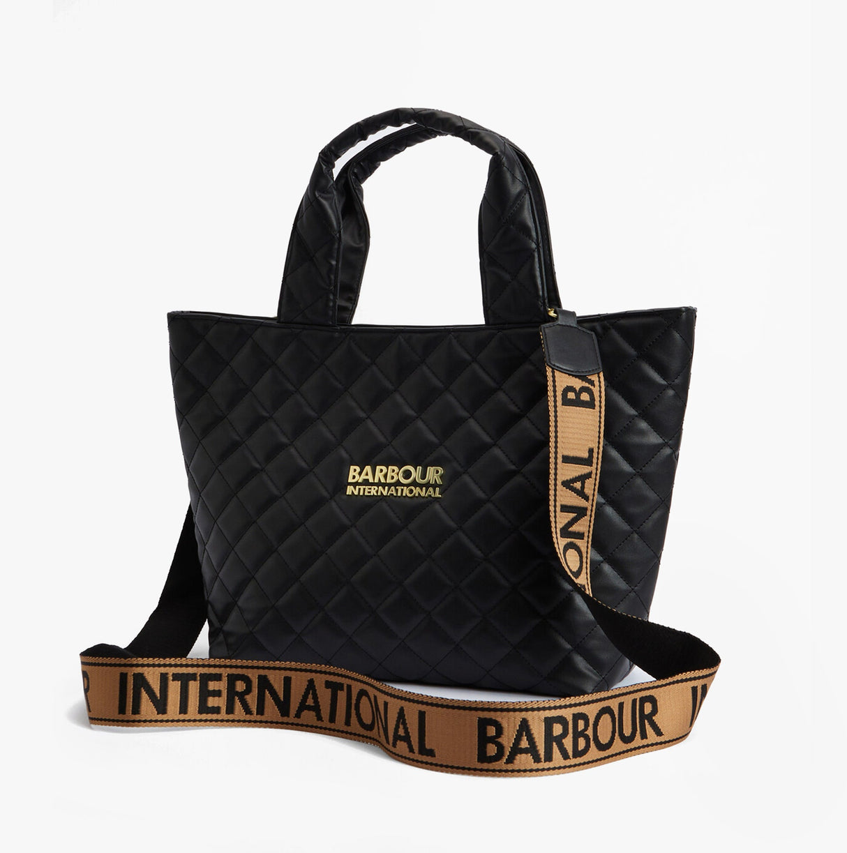 Barbour B.INTL BATTERSEA QUILTED Womens Mini Tote Bag Black