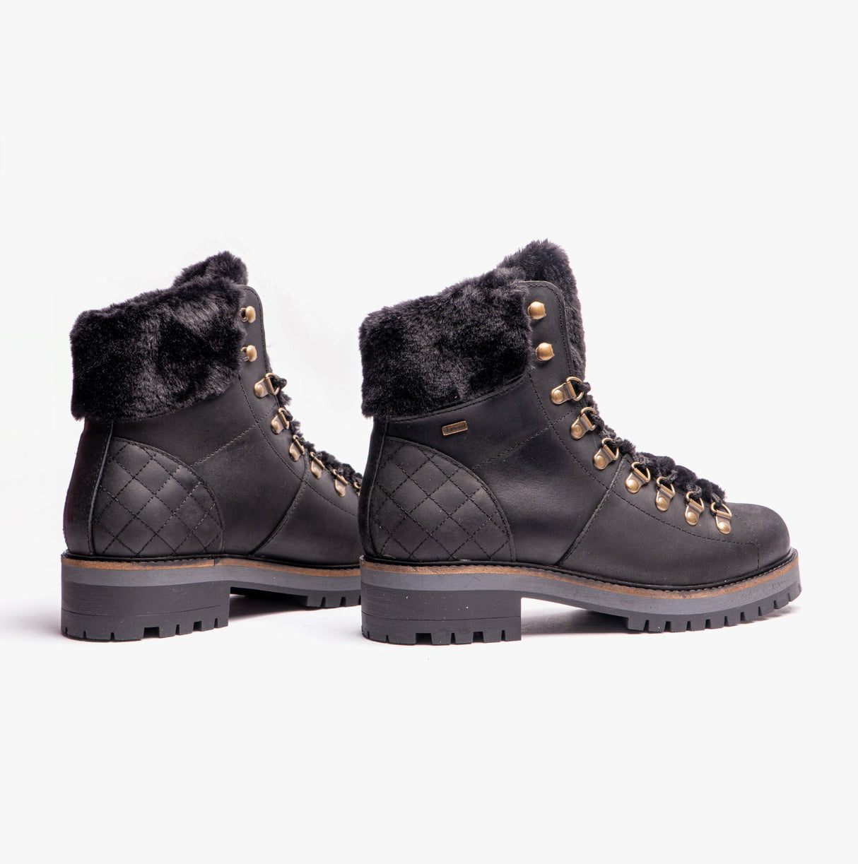 Barbour HOLLY Womens Hiker Boots Black