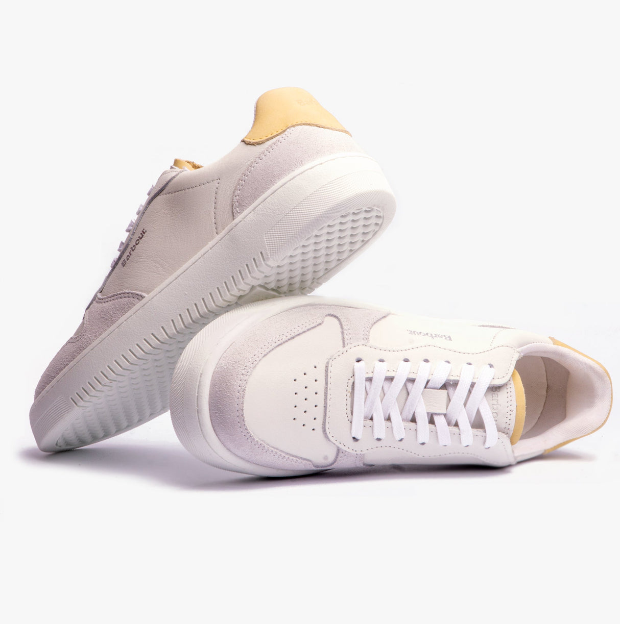 Barbour CELESTE Womens Casual Trainers White/Lemonade